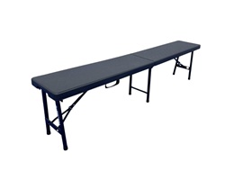 Plastová lavice ČERNÁ